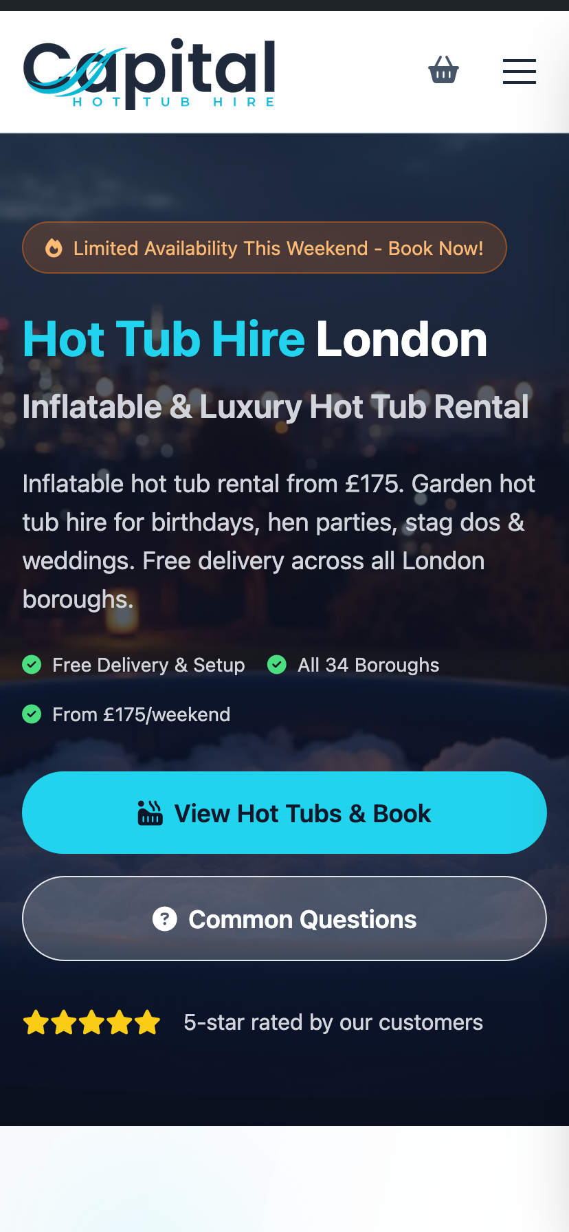 Capital Hot Tub Hire - Mobile