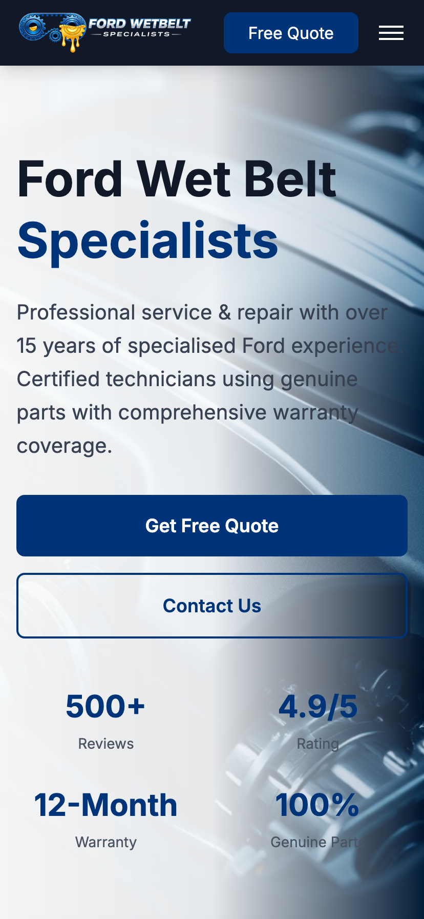 Ford Wet Belt Specialists - Mobile